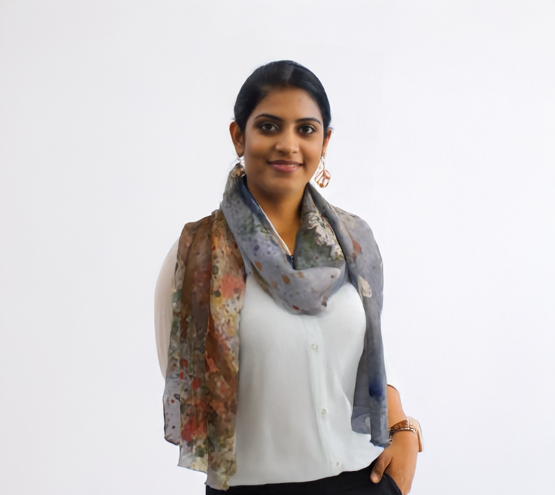 Exhale Silk Habotai Scarf